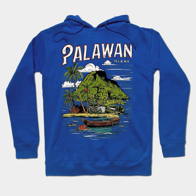 Palawan Island Philippines Hoodie by likbatonboot